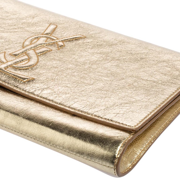 Saint Laurent Gold Belle du Jour Clutch Bag - AGL1329 – LuxuryPromise