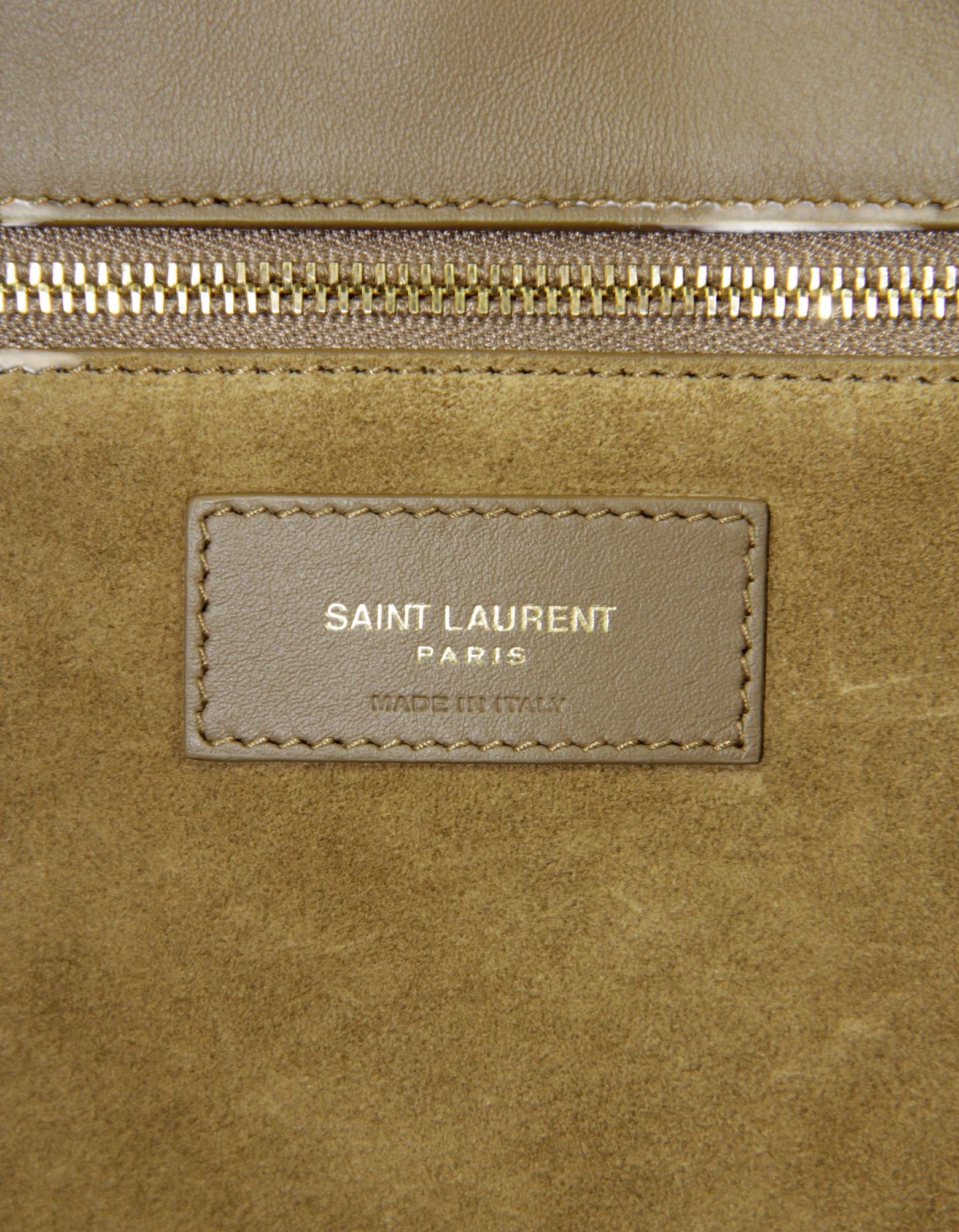 Saint Laurent Sac cabas Le 5 A Bea YSL Cabas en daim doré 2