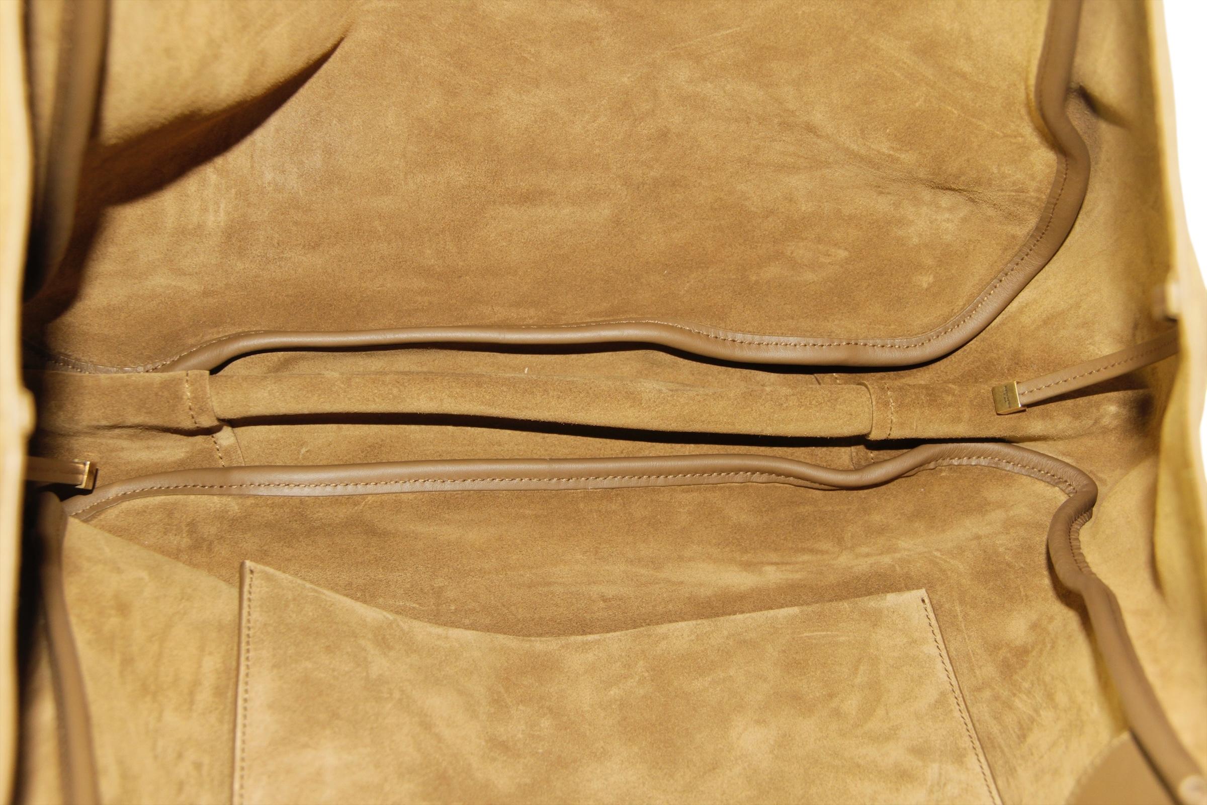 Saint Laurent Sac cabas Le 5 A Bea YSL Cabas en daim doré 3