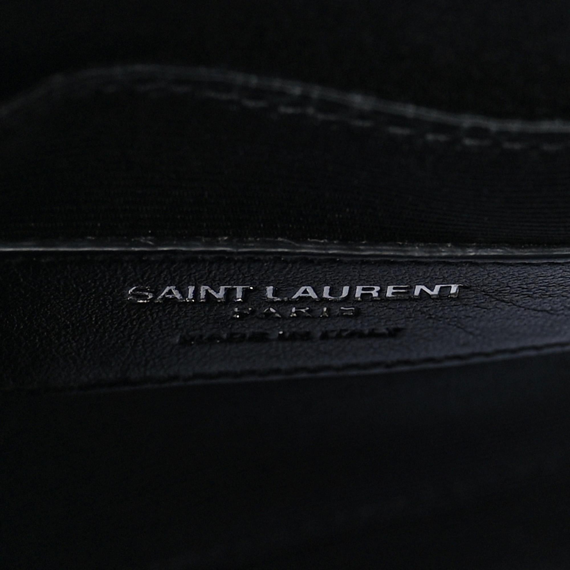 Saint Laurent Grained Calfskin Black Nano Sac De Jour 1