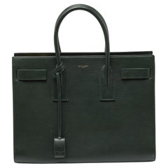 Saint Laurent Greene & Greene Leather Classic Classic Sac De Jour Tote