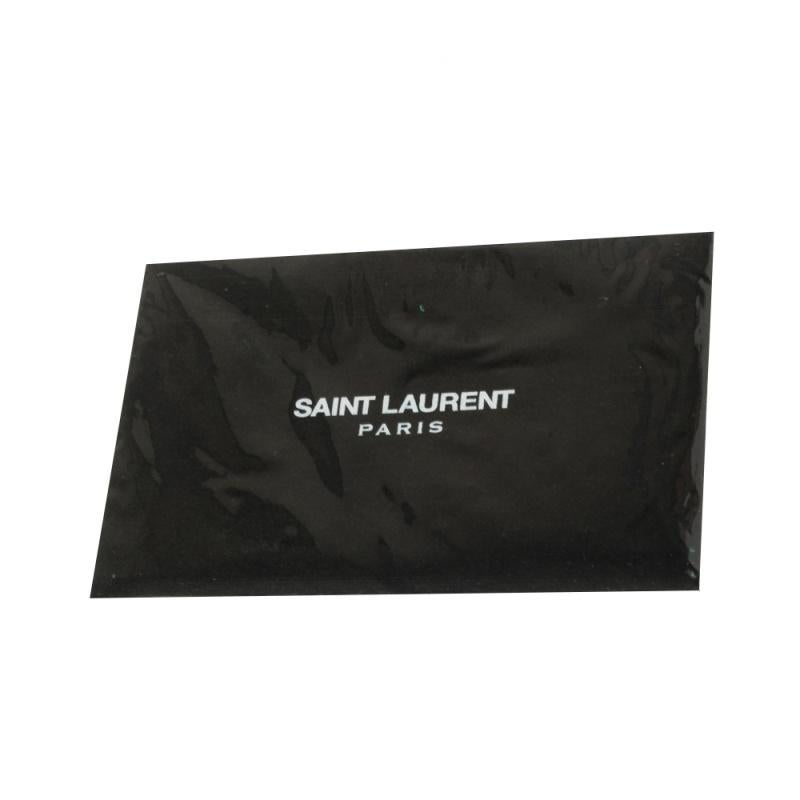 Saint Laurent Green Leather Small Cabas Ligne Y Tote 5