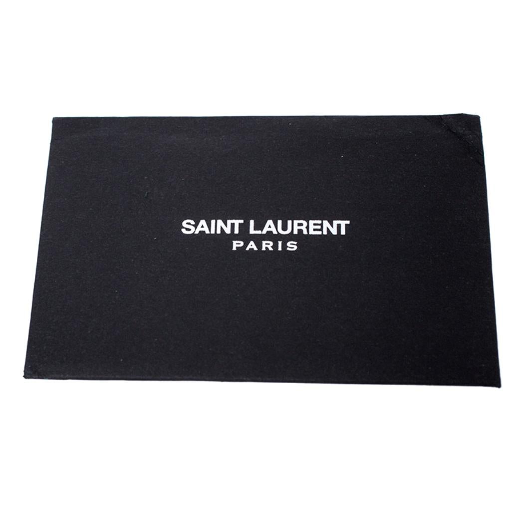 Saint Laurent Green Leather Small Classic Sac De Jour Tote 2