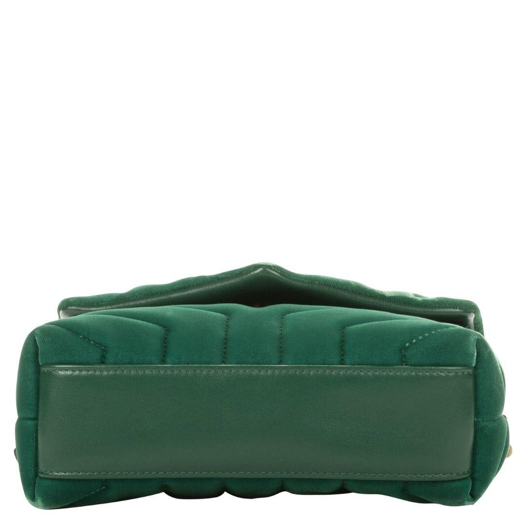 Women's or Men's Saint Laurent Green Limited Edition Toy Loulou For Sale