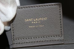 Saint Laurent Grey Calfskin East West Shopping Tote with Pouch 1YSL0412C