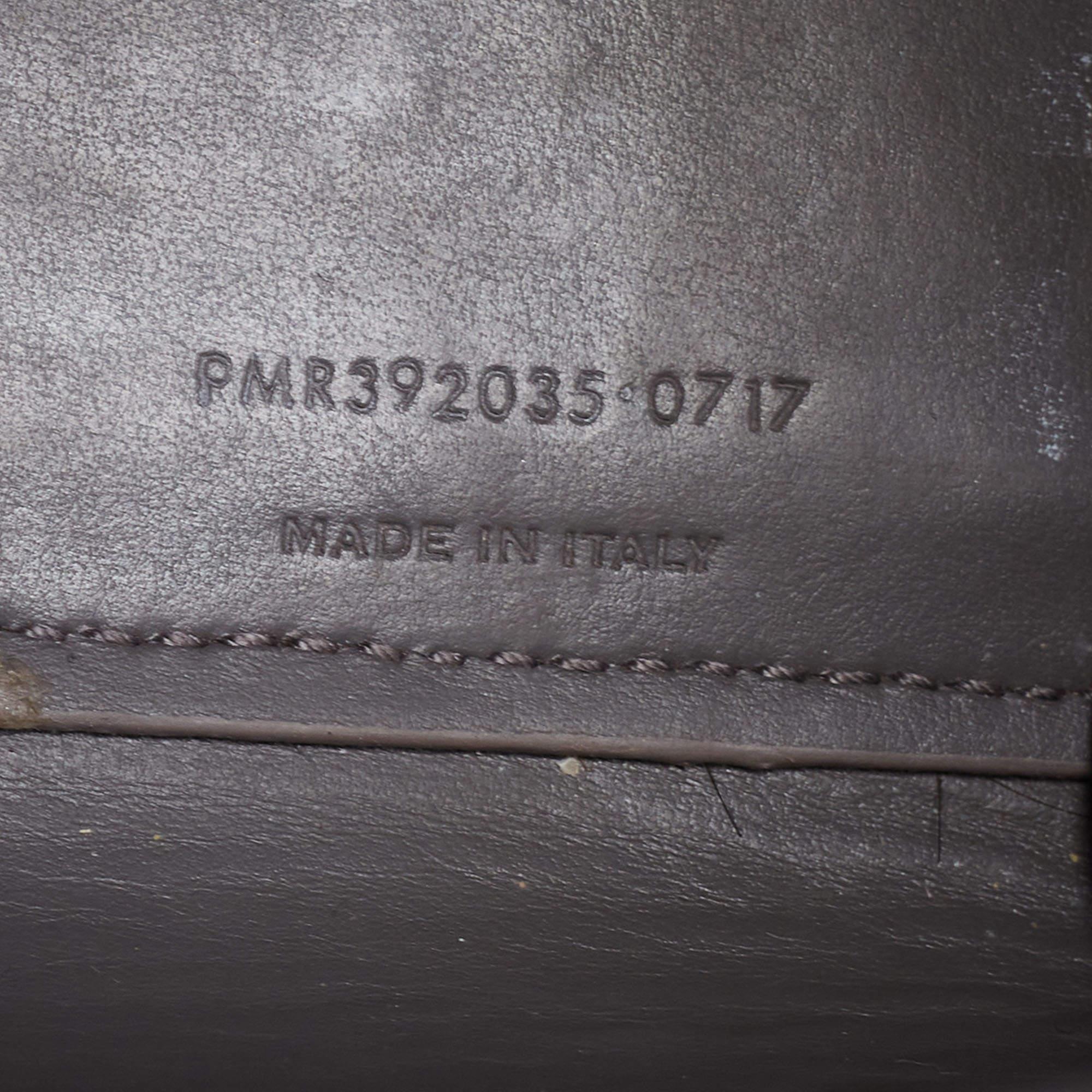 Saint Laurent Grey Croc Embossed Leather Nano Classic Sac De Jour Tote 12