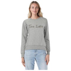 Saint Laurent - Maglia ricamata grigia Taglia S
