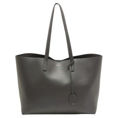 Used Saint Laurent Grey Leather East West Tote