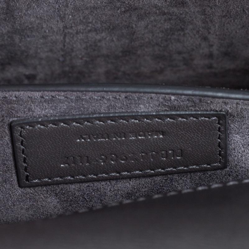 Saint Laurent Grey Leather Medium Sunset Shoulder Bag 5