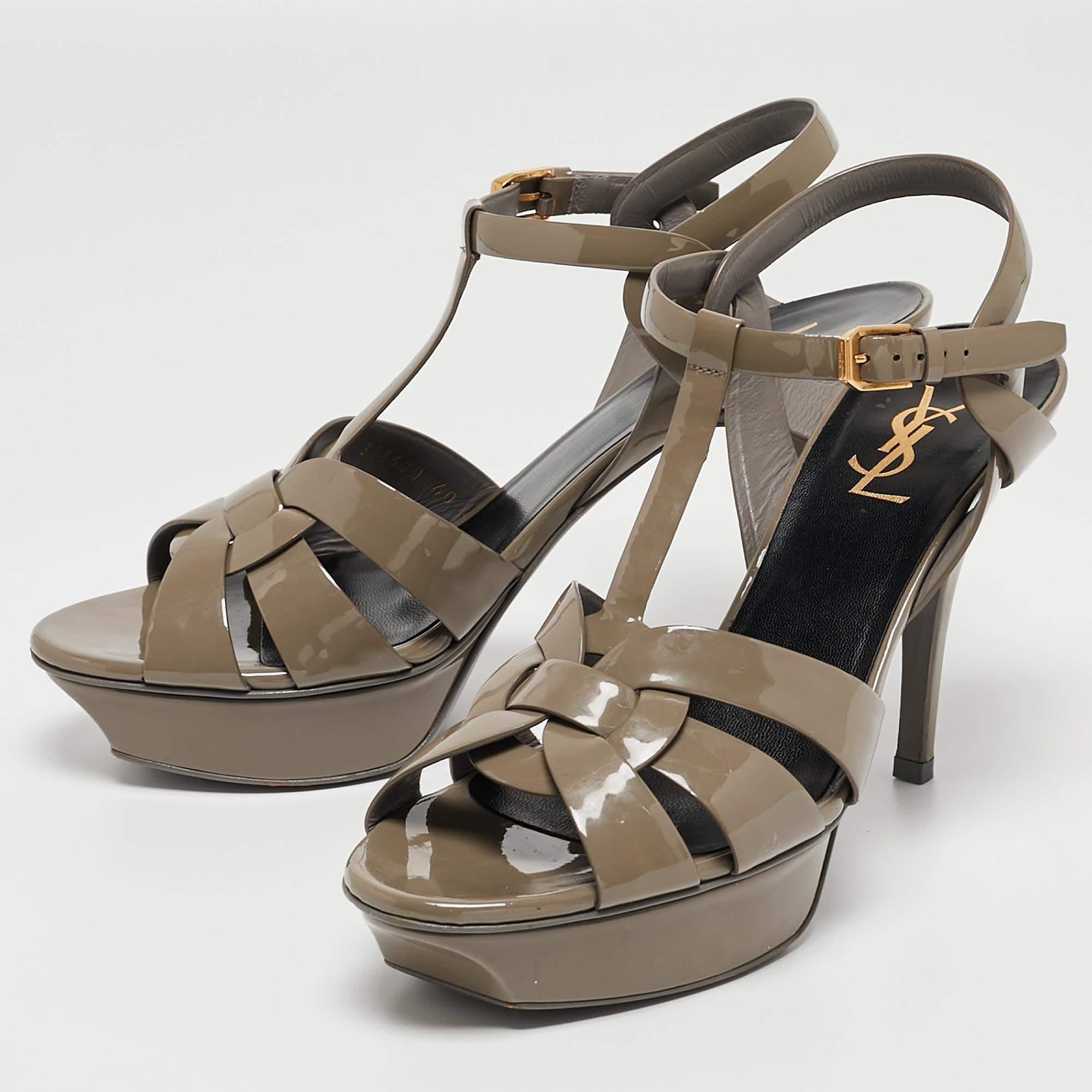 One of the most sought-after designs from Saint Laurent is their Tribute sandals. They are such a craze amongst fashionistas around the world, and it is time you own one yourself. These beauties are ideal for your spring-summer closet and are