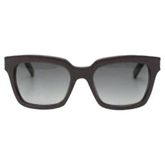 Saint Laurent Grey Square Bold 1 Sunglasses