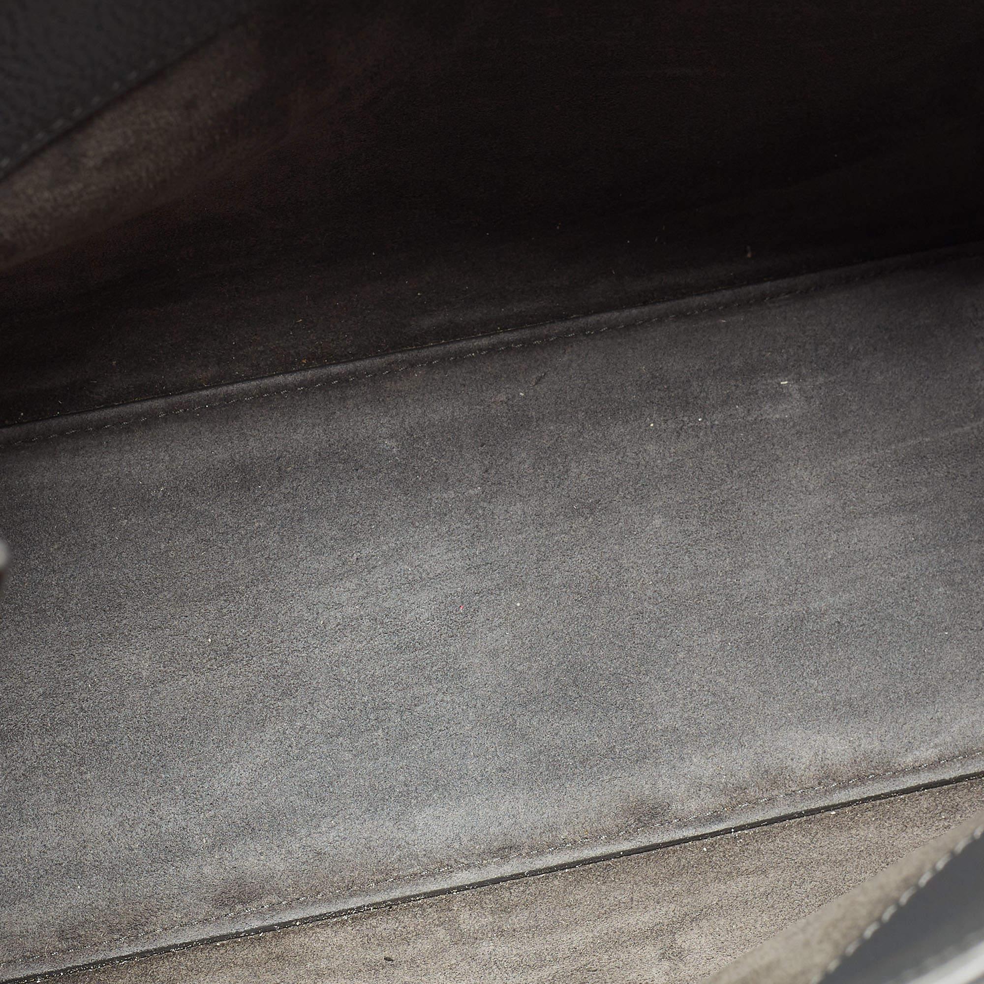 Saint Laurent Grey Supple Grained Leather Baby Sac De Jour Souple Tote 5