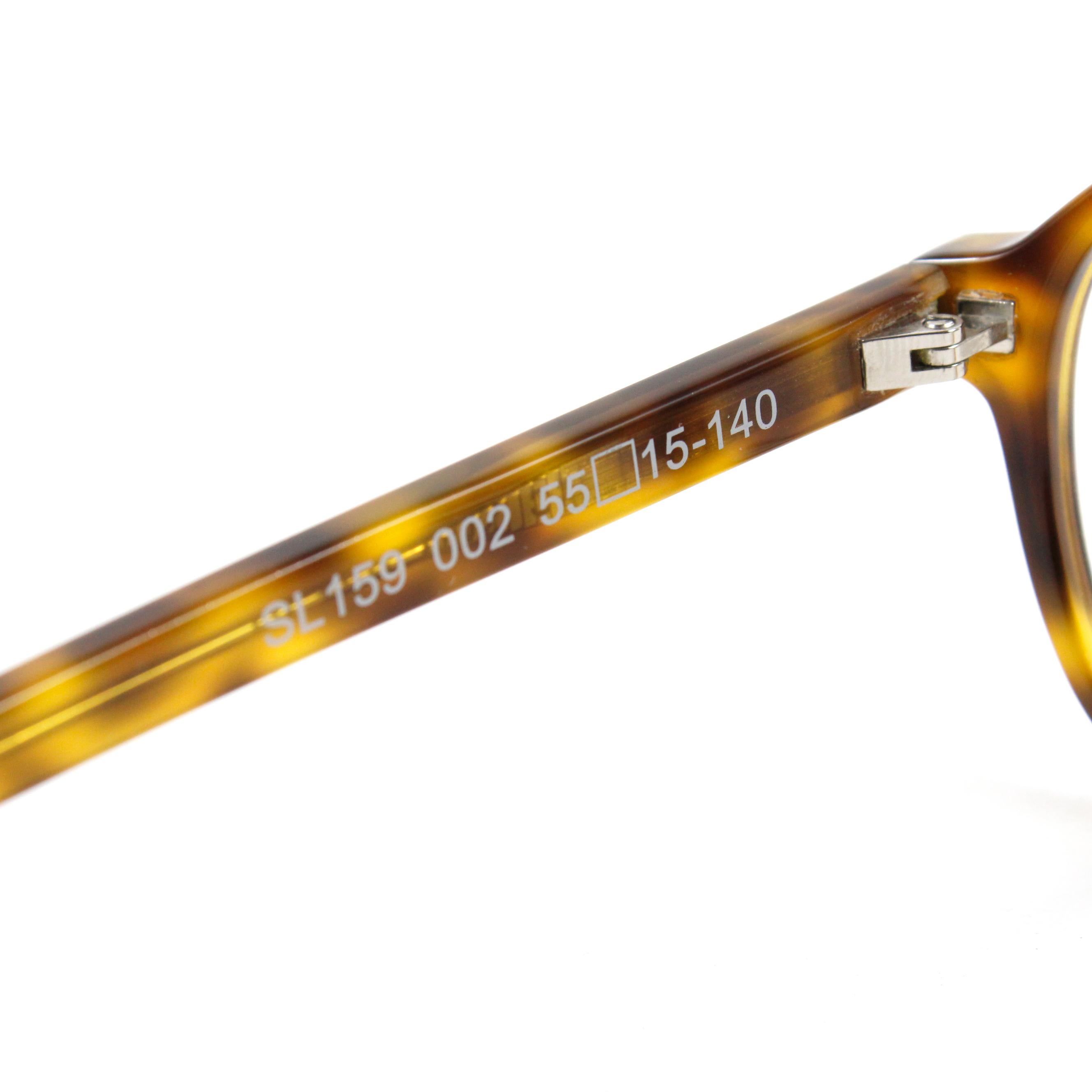 Saint Laurent Havana Eyeglasses SL 159 002 In New Condition For Sale In Bressanone, Trentino-Alto Adige