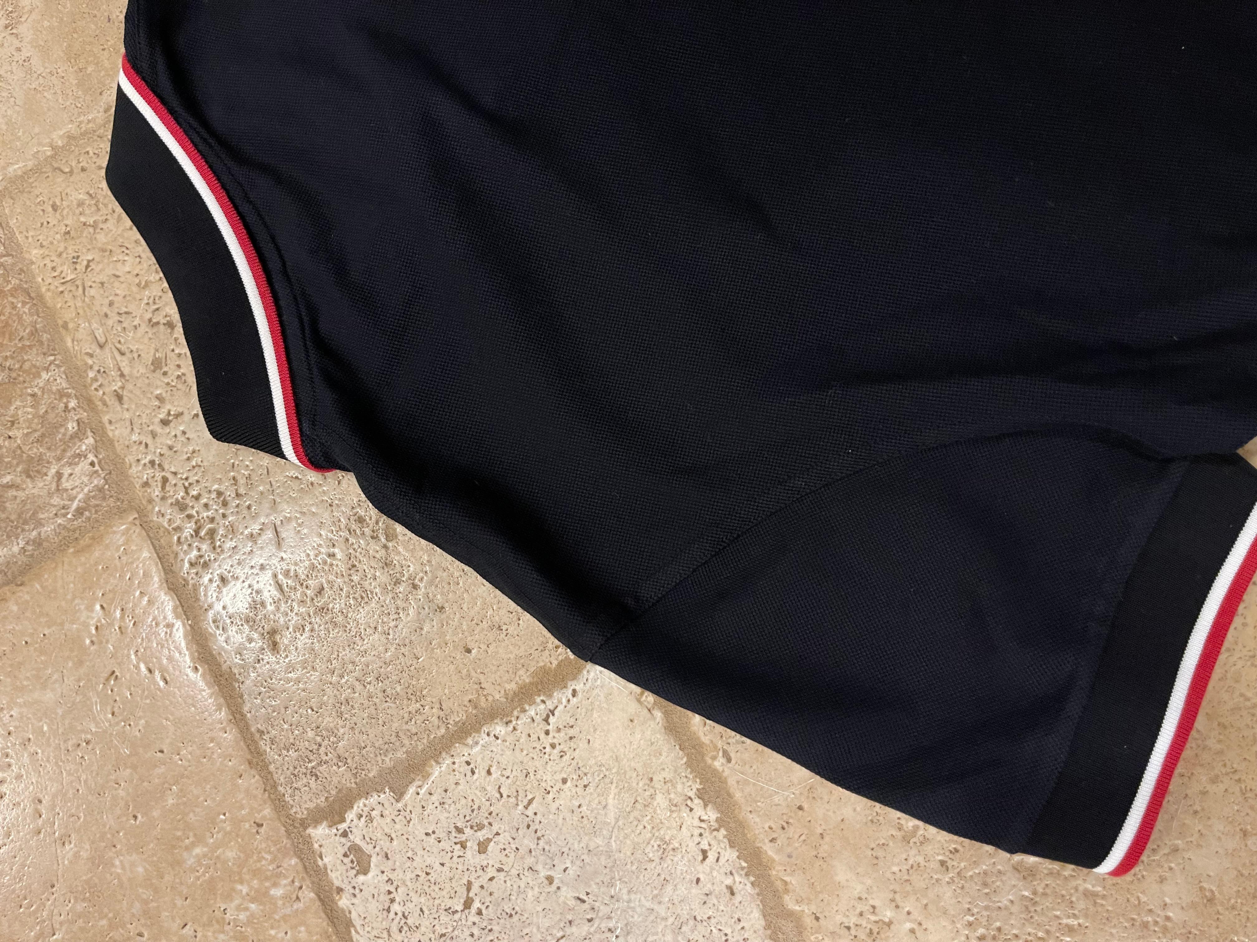 Saint Laurent Hedi Era Lips / Kisses Black Polo Shirt size XL In Good Condition For Sale In Bear, DE