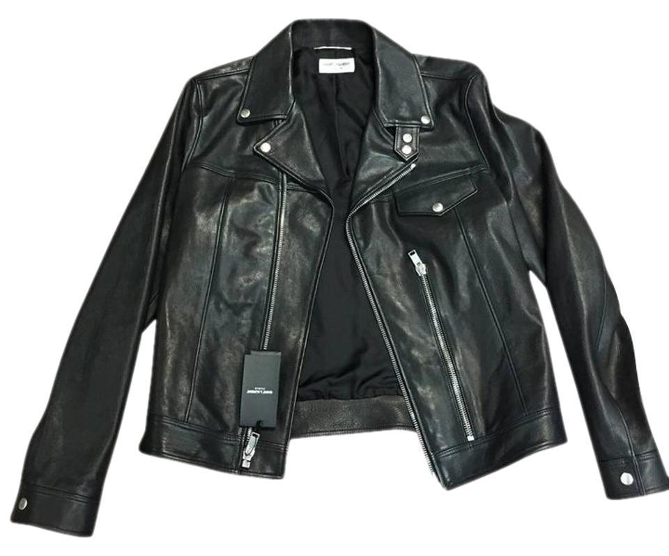 Saint Laurent Hedi Slimane FW15 Lambskin Biker LS1 Jacket Large

No designer nails that rock ‘n’ roll vibe like Saint Laurent. Worked with all the classic details and silver hardware, this black leather biker will never fall out of style. Let it add