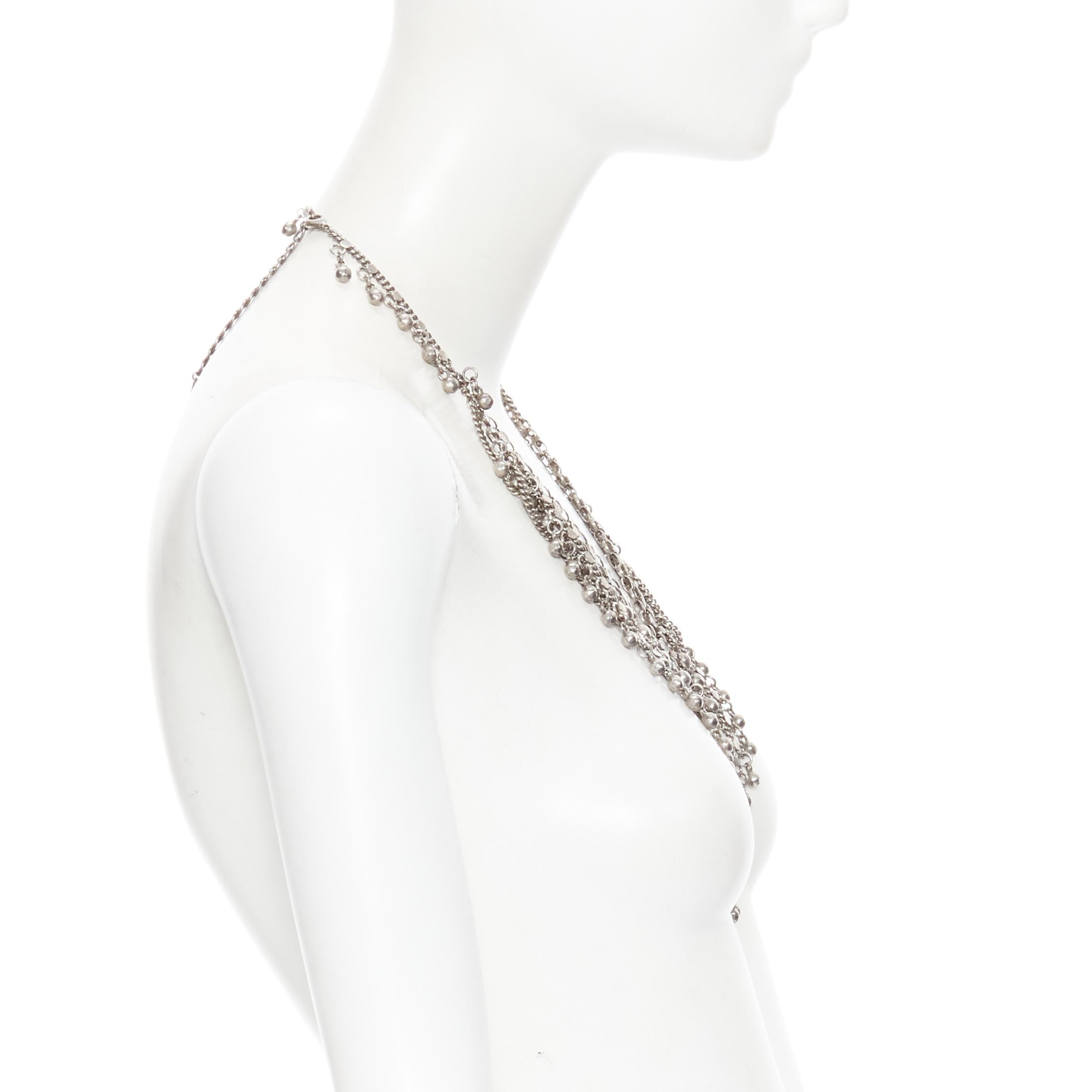 SAINT LAURENT Hedi Slimane Marrakech Chandelier collana con charme antico in vendita 1