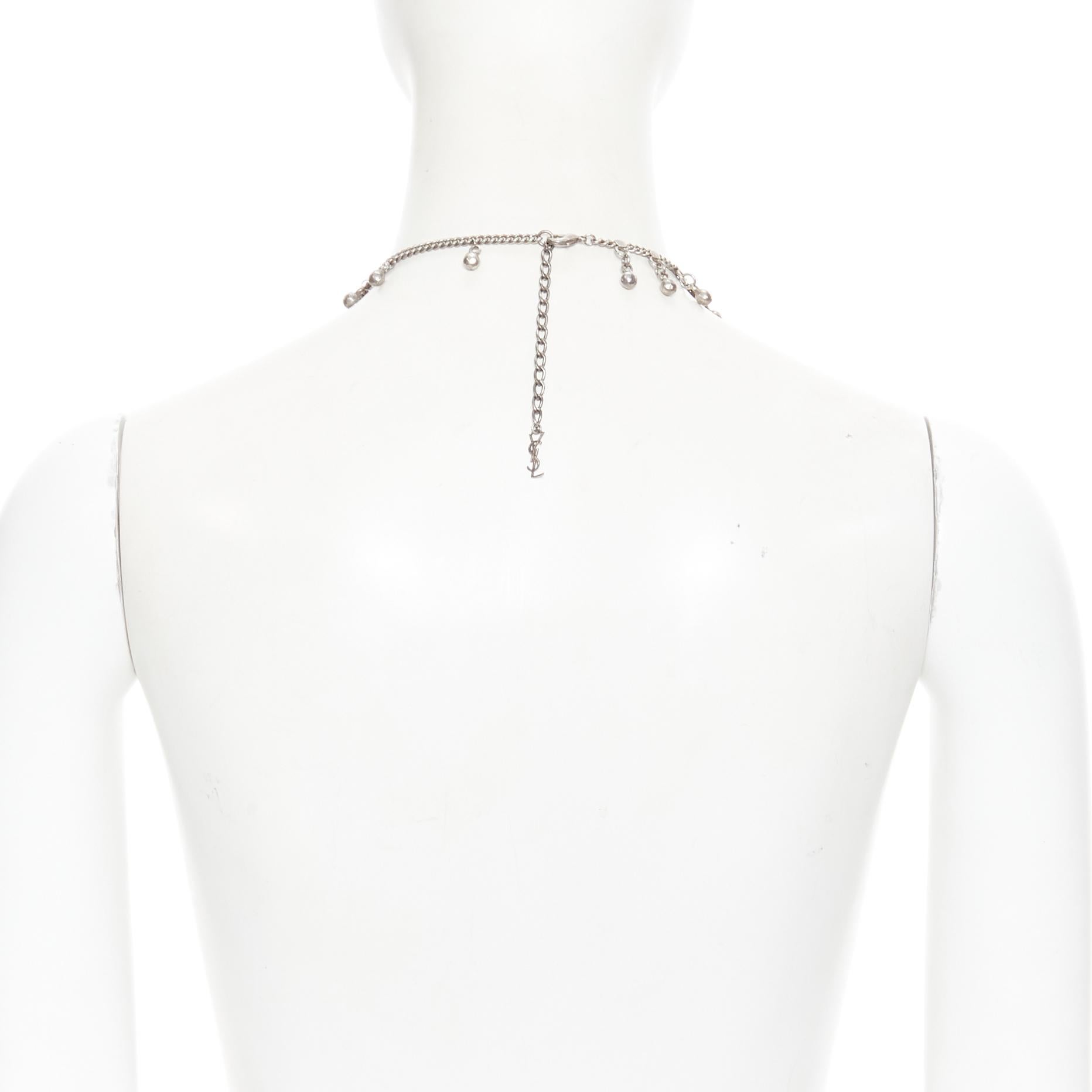 SAINT LAURENT Hedi Slimane Marrakech Chandelier collana con charme antico in vendita 2