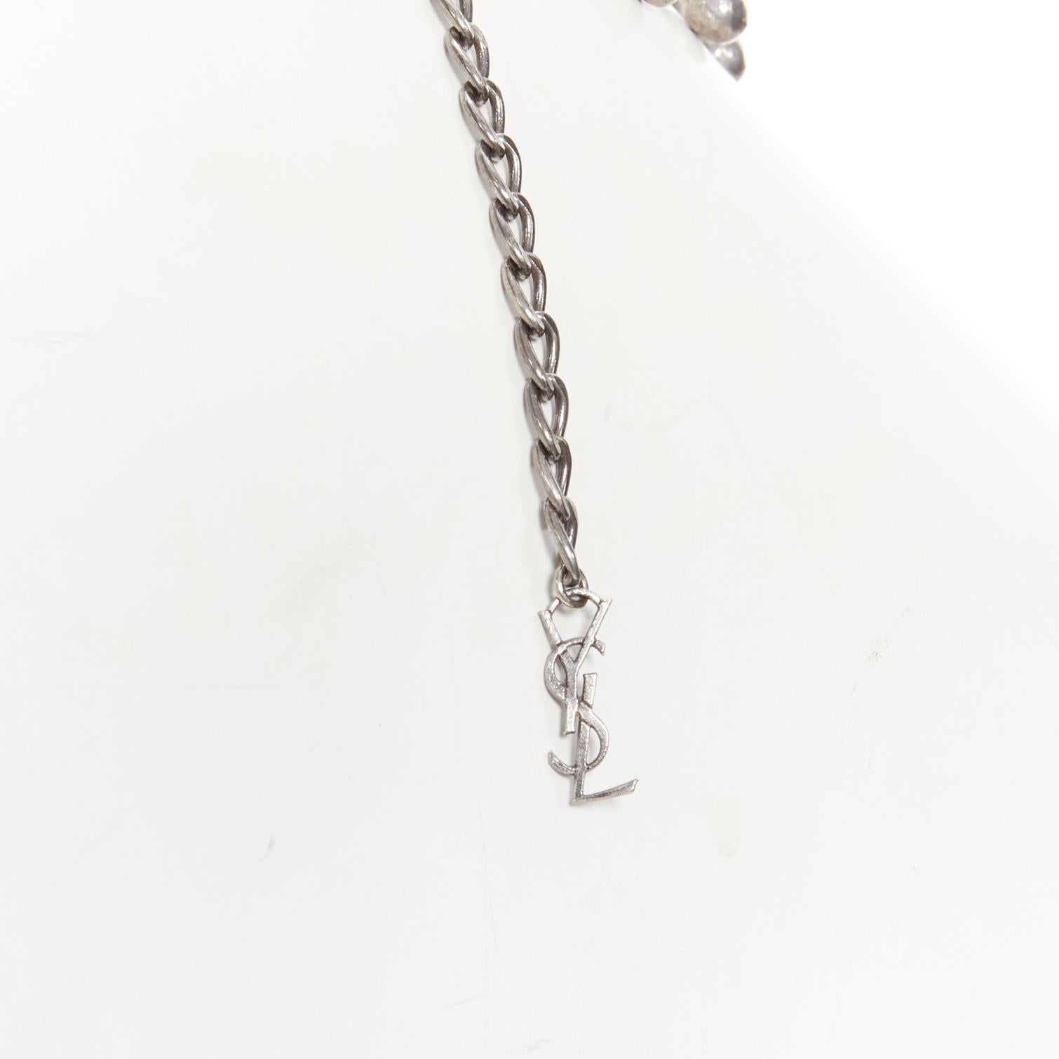 SAINT LAURENT Hedi Slimane Marrakech Chandelier collana con charme antico in vendita 3