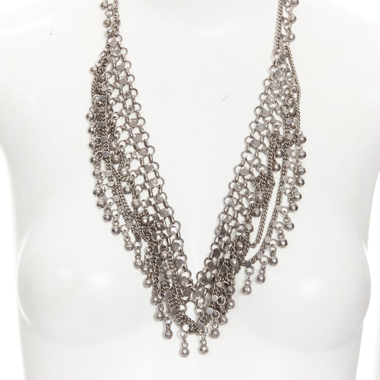 SAINT LAURENT Hedi Slimane Marrakech Chandelier collana con charme antico in vendita 5