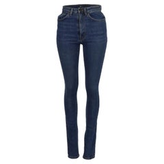 Saint Laurent High Rise Skinny Denim Jeans W26 Uk 8