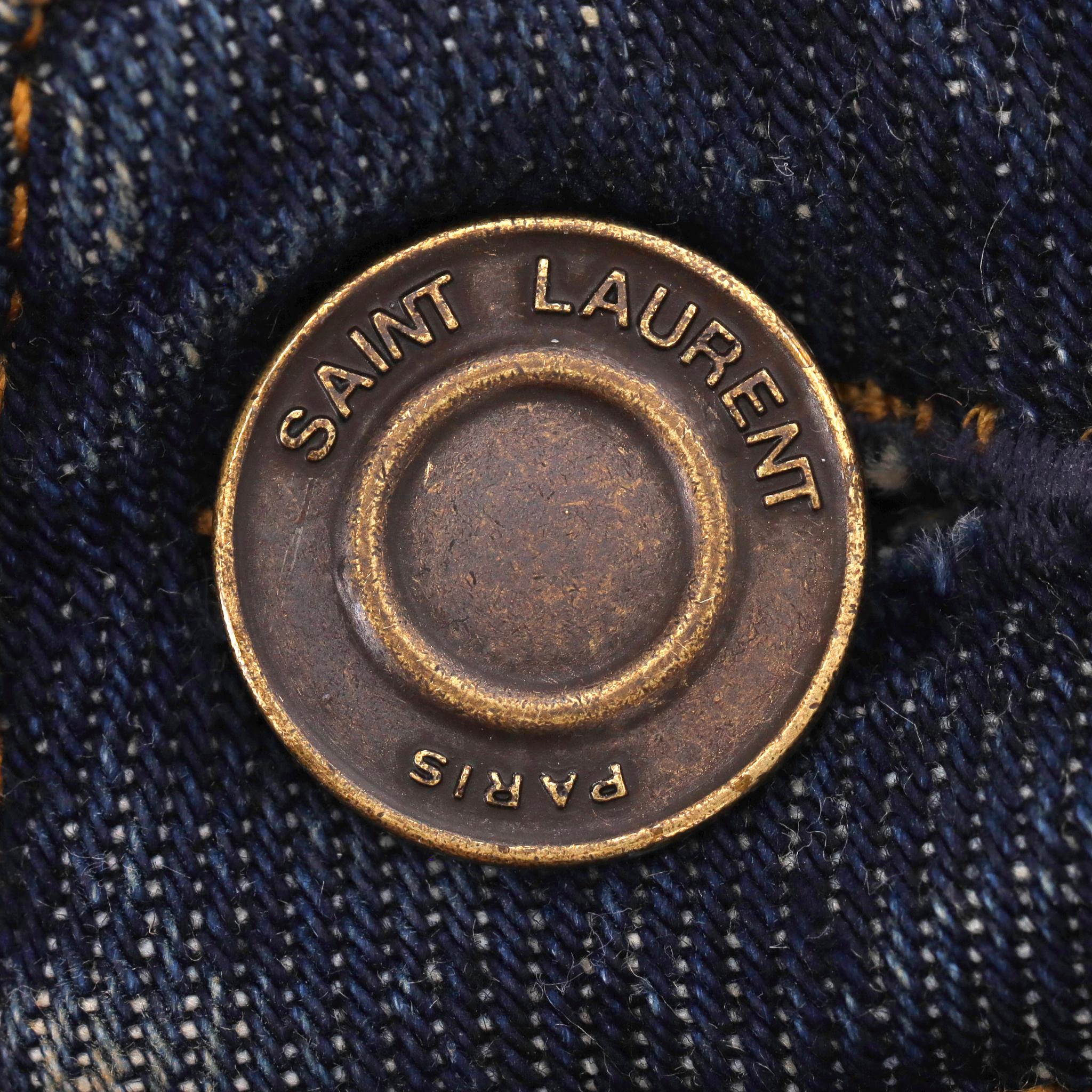 Vaqueros ajustados de cintura alta Saint Laurent en venta 1
