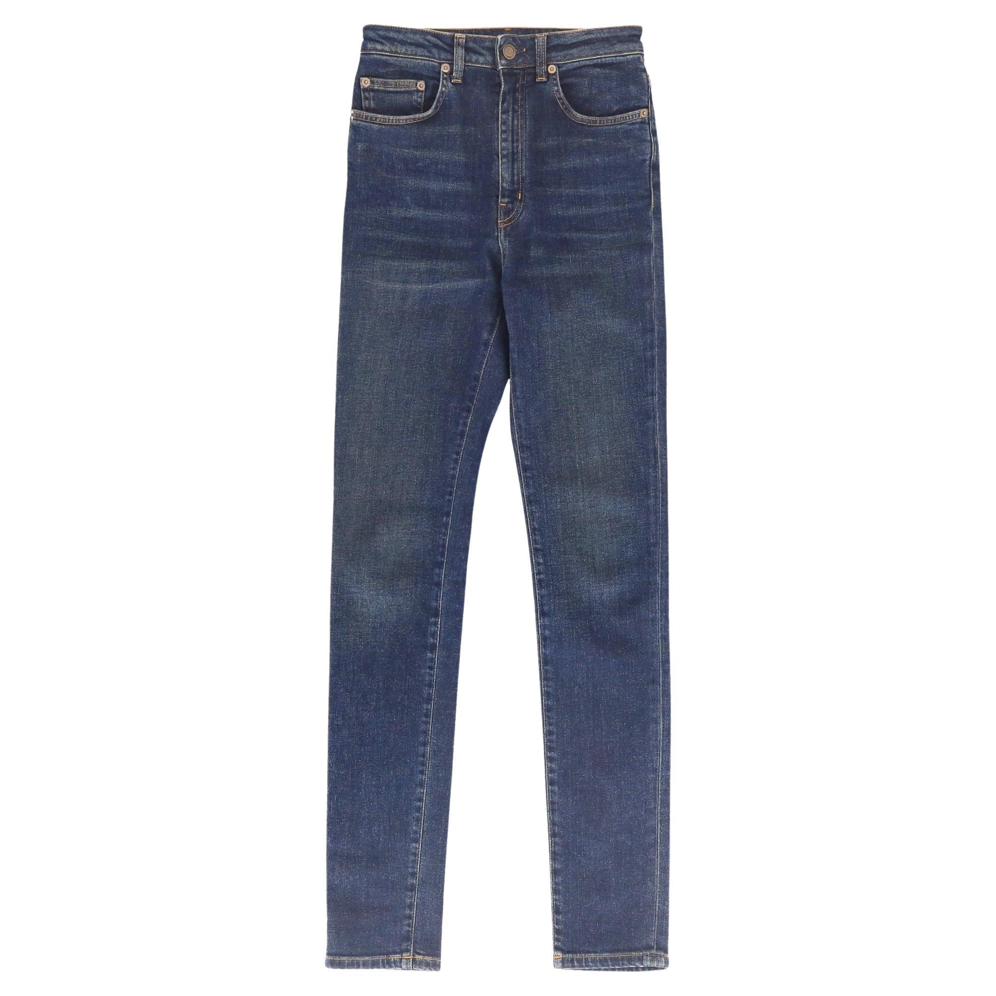 Saint Laurent High-Waisted Slim Jeans
