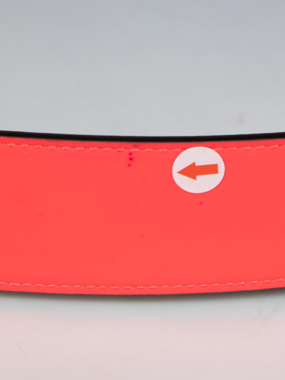 Saint Laurent Hot Pink Patent Belt For Sale 4