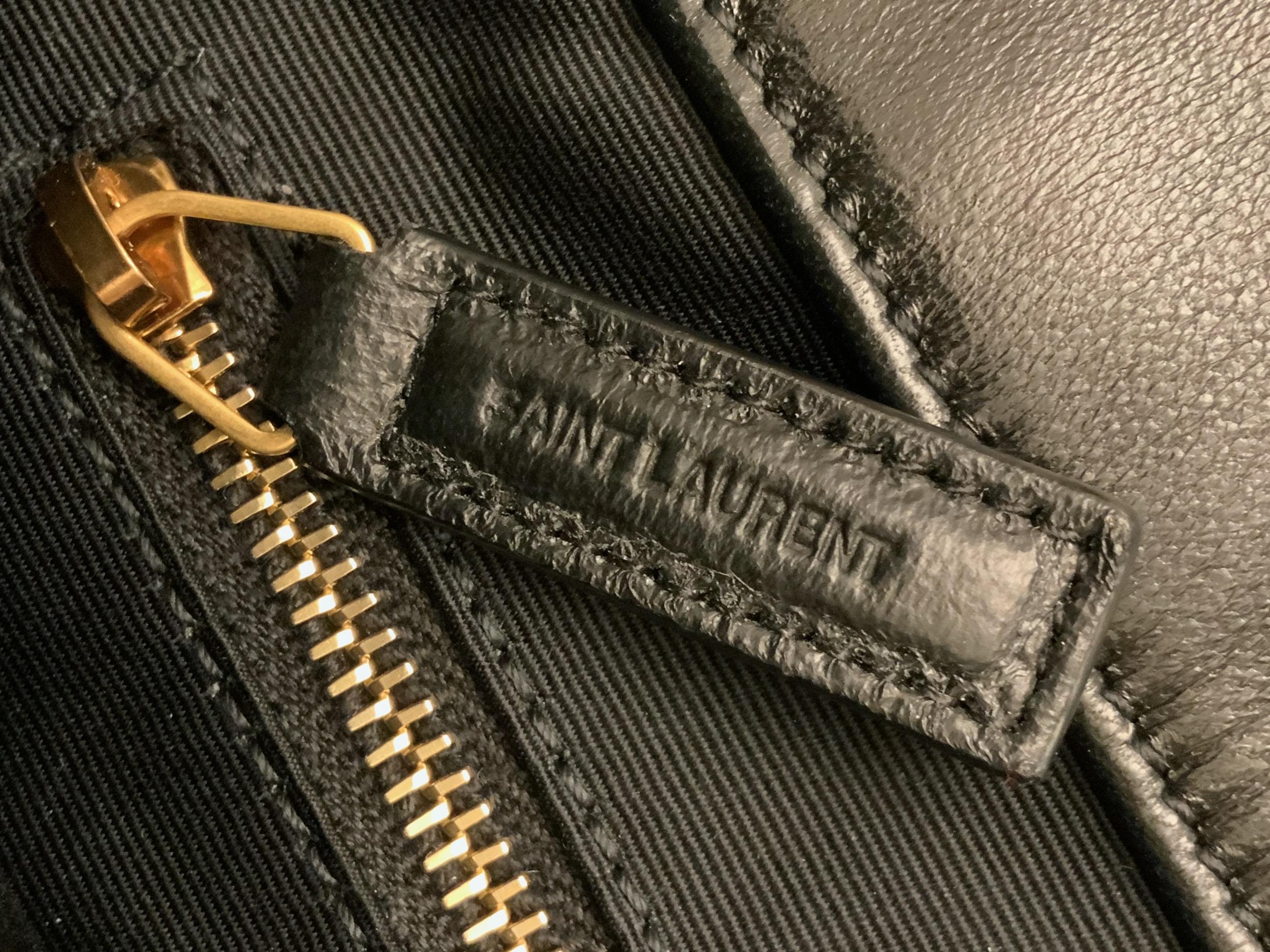 Saint Laurent Icare Maxi Shopping Black Bag 1