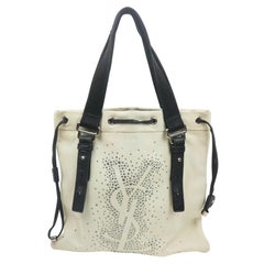 Saint Laurent Ivory Kahala Tote Bag 862909