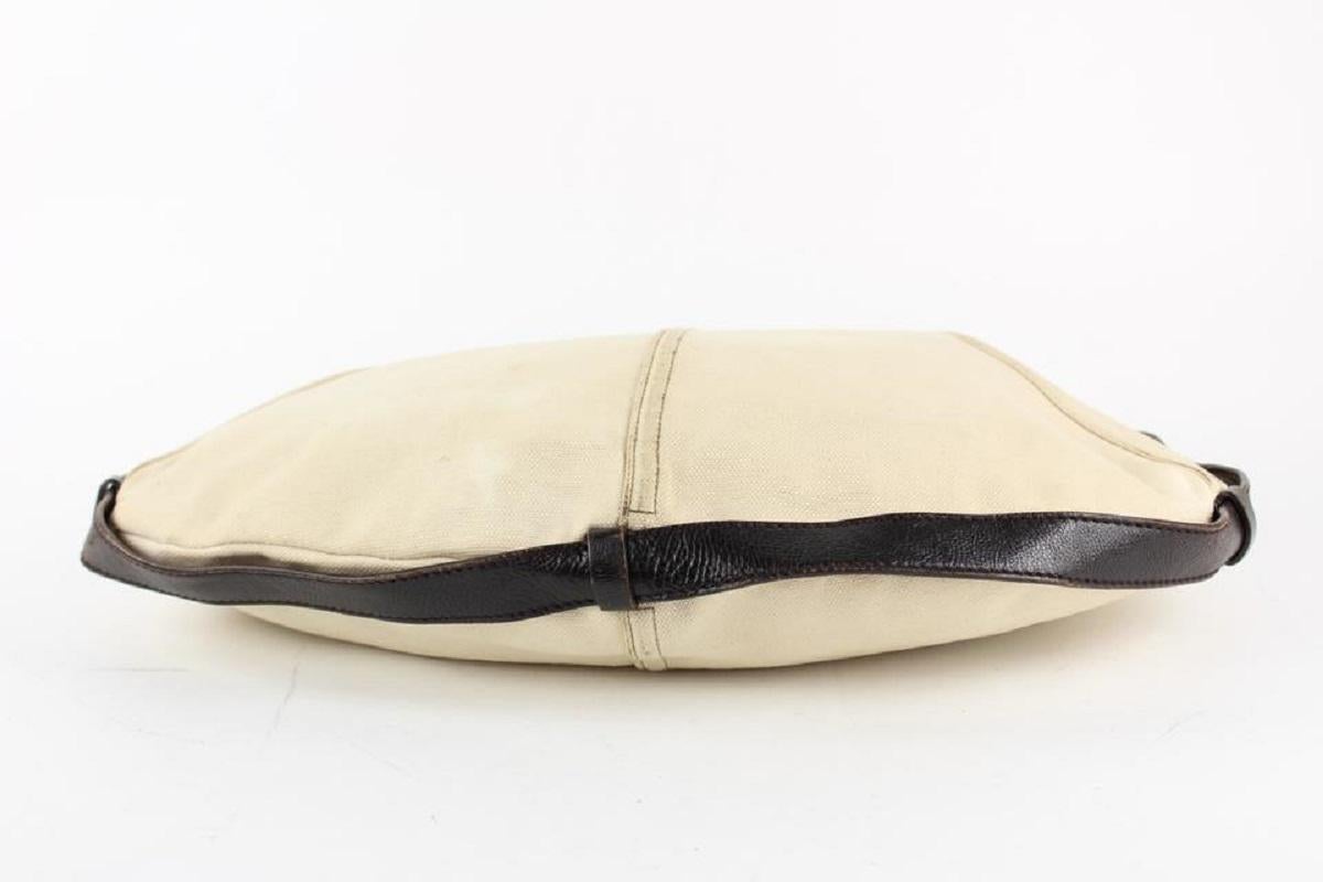 Saint Laurent Ivory Mombasa Horn Hobo Bag 7ysl1228 1