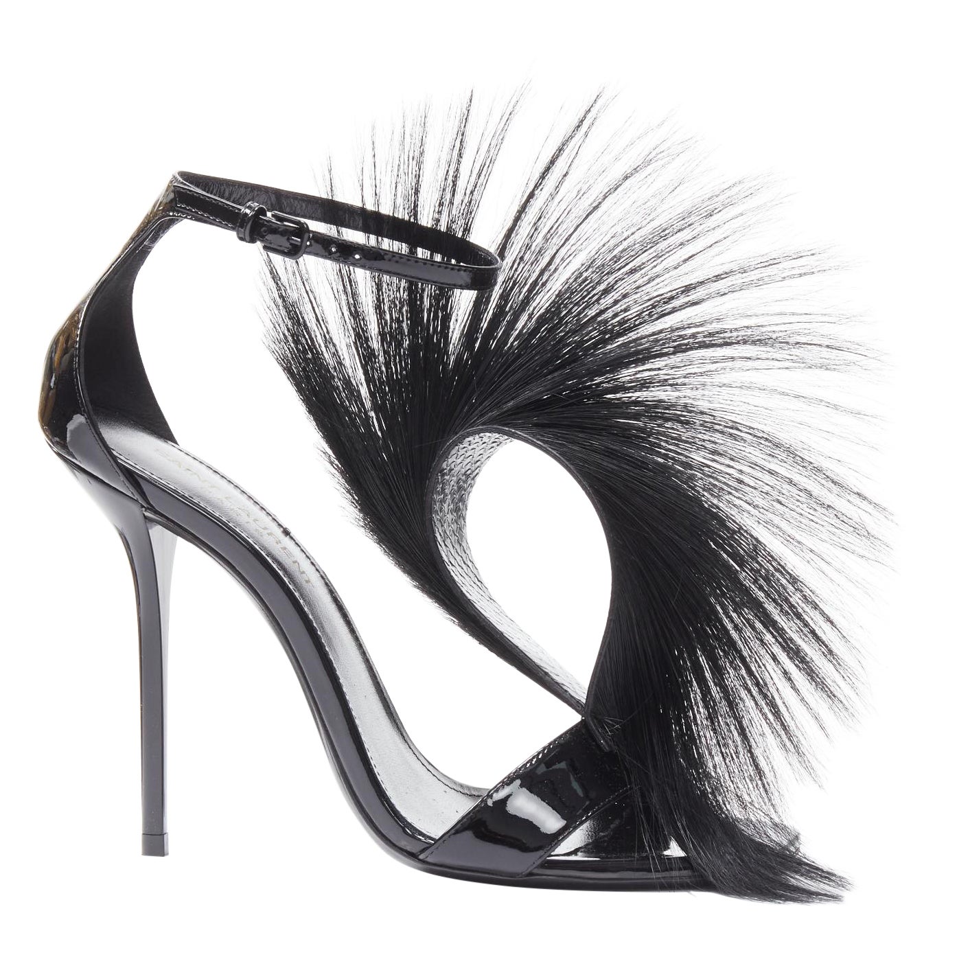 Sandales Jamie 110 Runway noires mohawk brevetées EU37,5