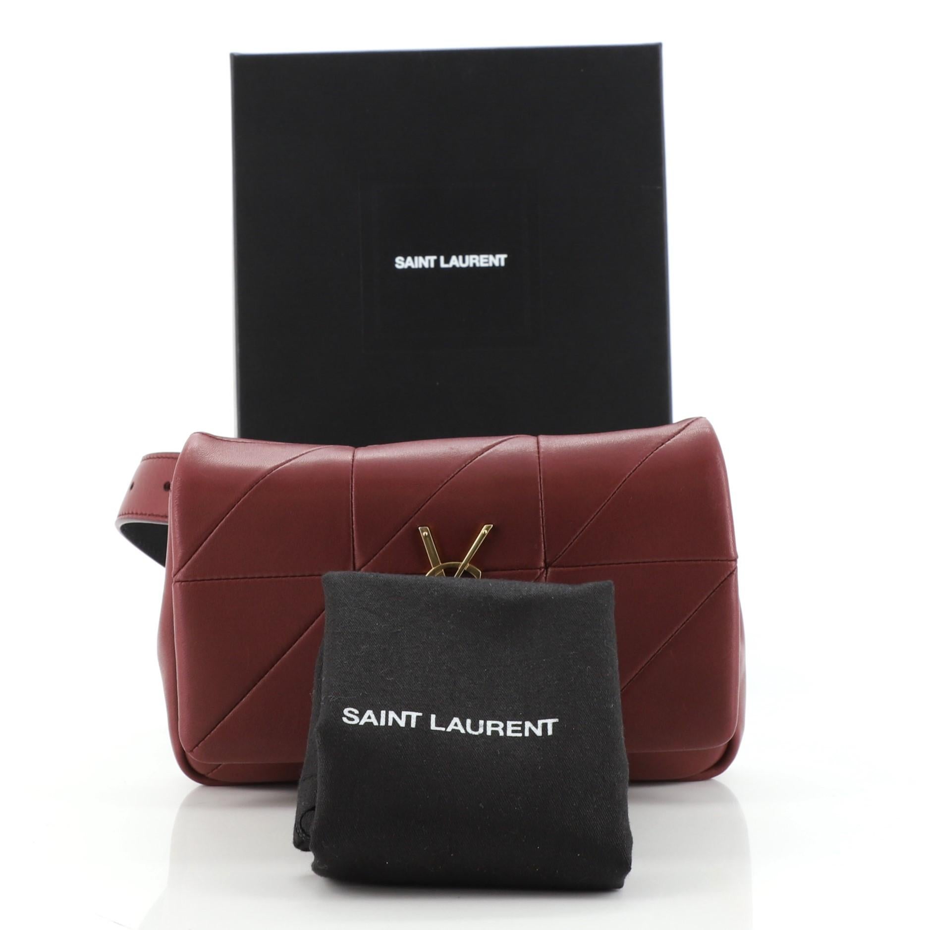 Saint Laurent Black Jamie Belt Bag