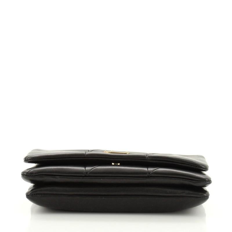 Saint Laurent Jamie Chain Wallet Quilted Leather In Good Condition In NY, NY