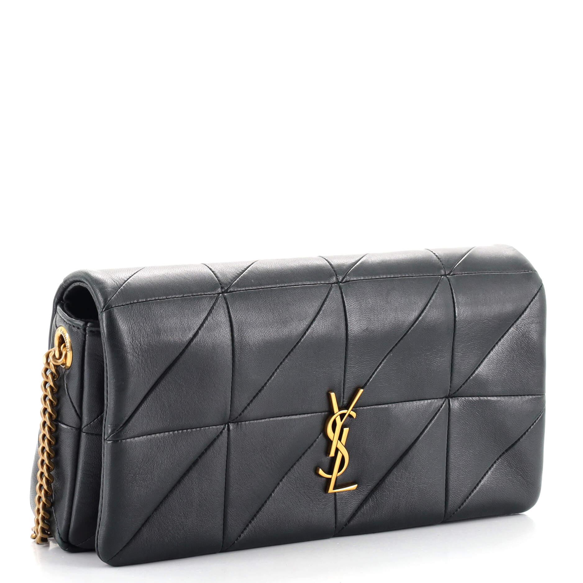 Saint Laurent Jamie Flap Bag Quilted Leather Medium In Good Condition In NY, NY
