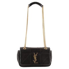 Saint Laurent Jamie Flap Bag Quilted Leather Small