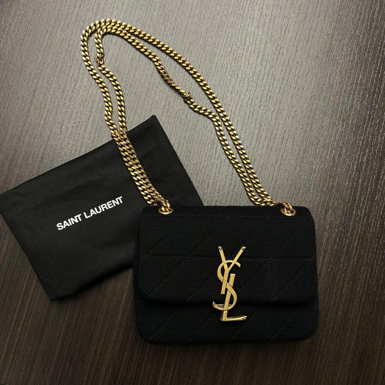 Saint Laurent Pink Wool Medium Jamie Bag Saint Laurent