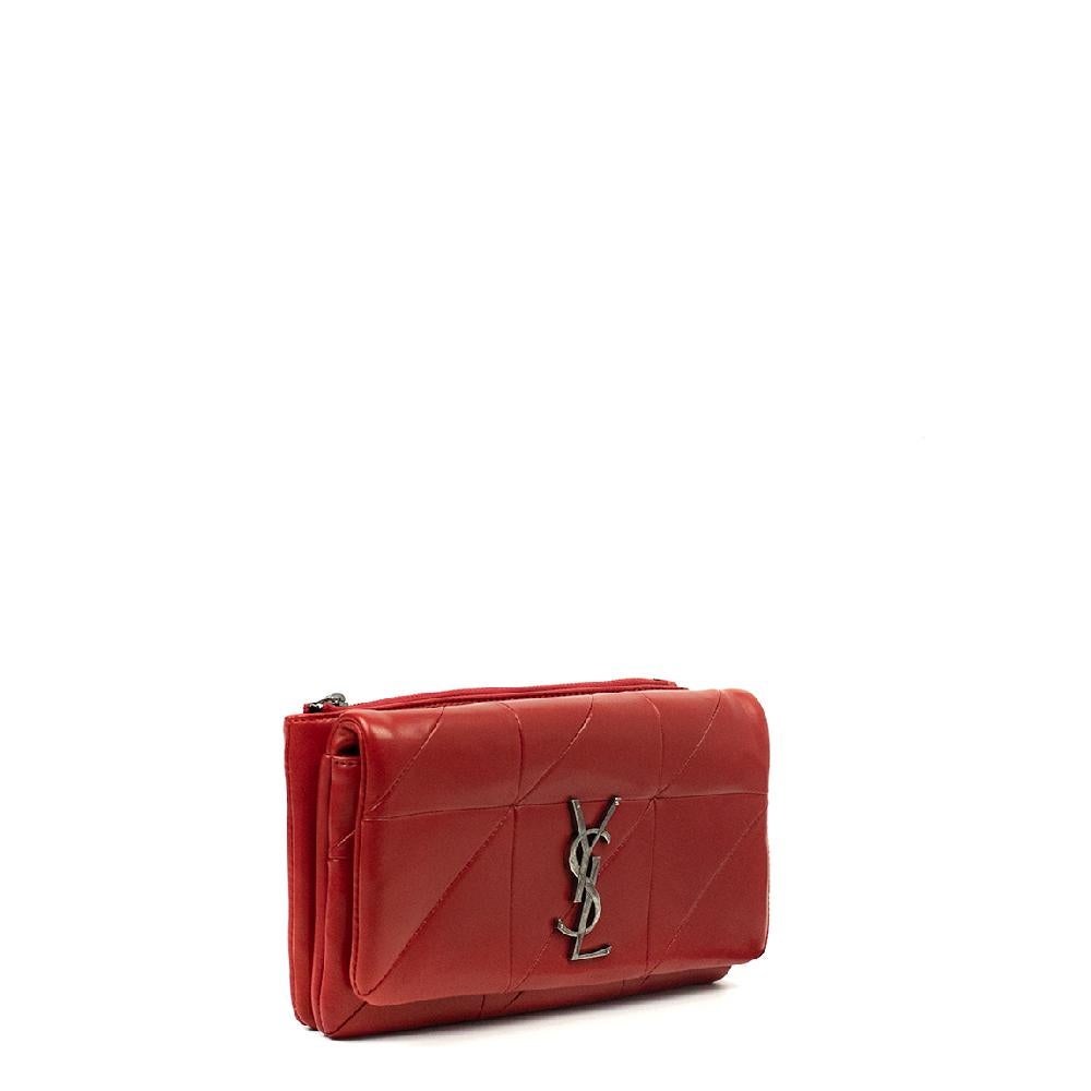 - Designer: SAINT LAURENT
- Model: Jamie
- Condition: Very good condition. 
- Accessories: Dustbag, Box, Authenticity Card
- Measurements: Width: 20cm, Height: 12cm, Depth: 5cm, Strap: 113cm
- Exterior Material: Leather
- Exterior Color: Red
-