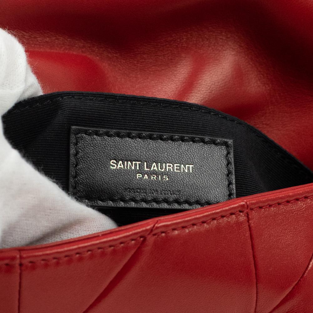 Women's SAINT LAURENT Jamie Shoulder bag in Red Leather