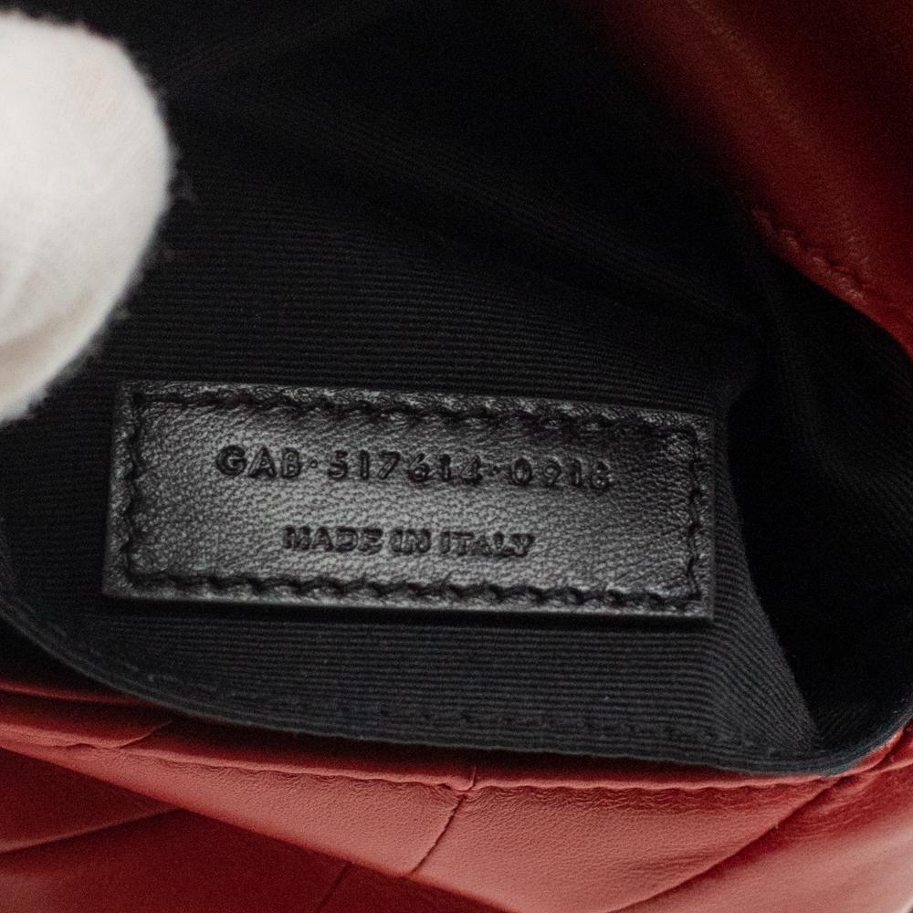 SAINT LAURENT Jamie Shoulder bag in Red Leather 1