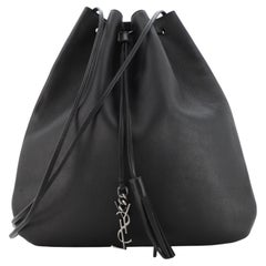 Saint Laurent Jen Flat Bag Leather Medium