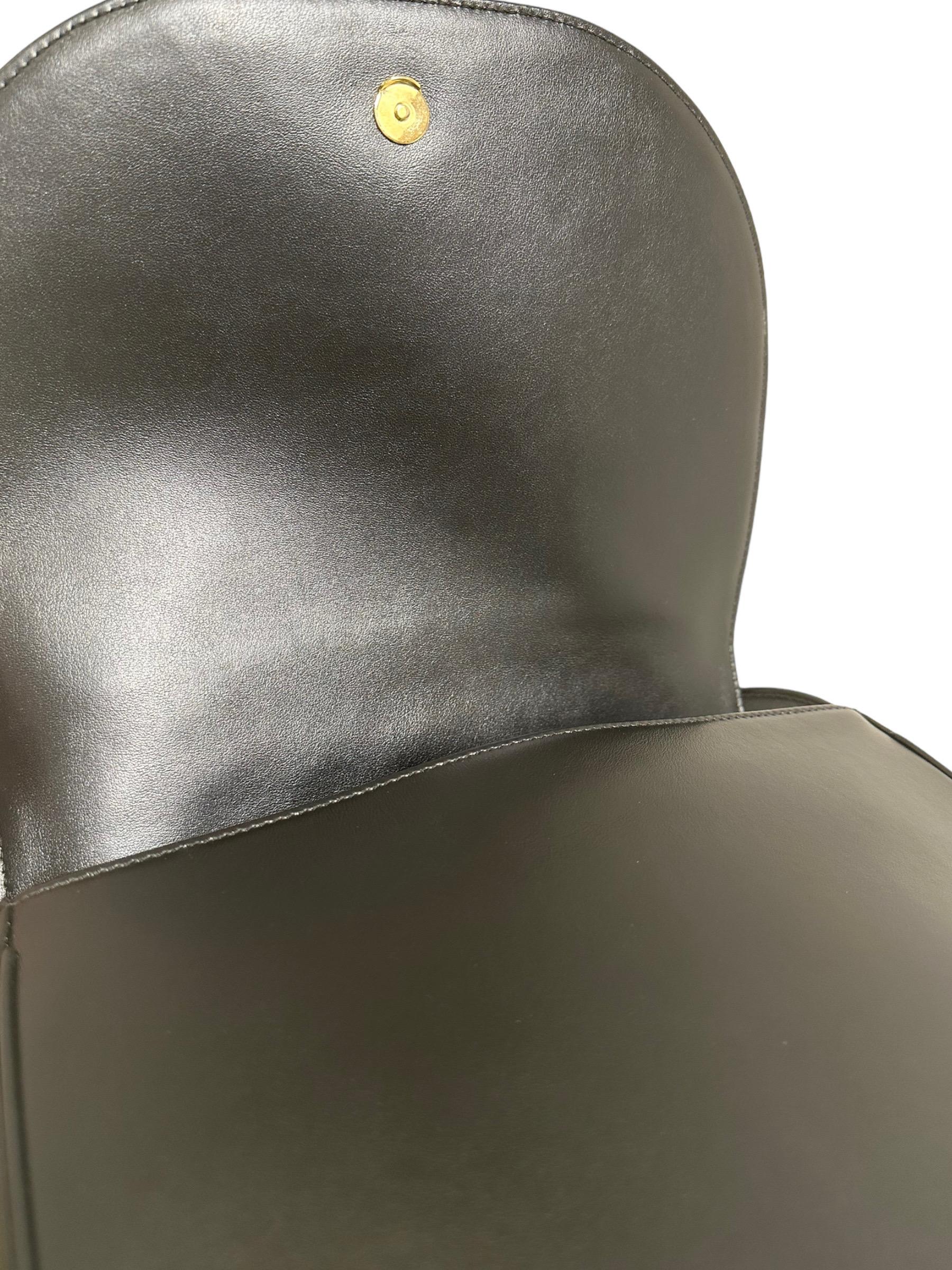 Saint Laurent Joan Black Leather Shoulder Bag 5