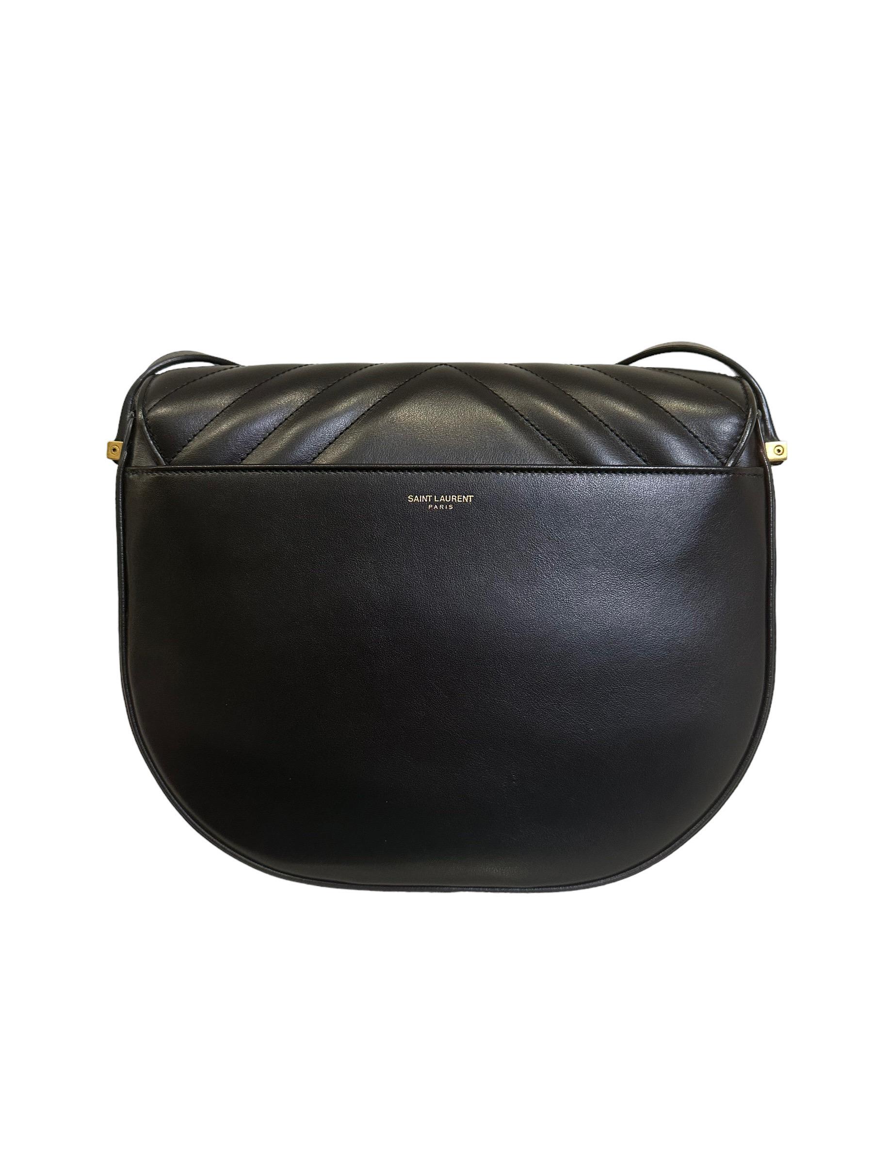 Women's Saint Laurent Joan Black Leather Shoulder Bag