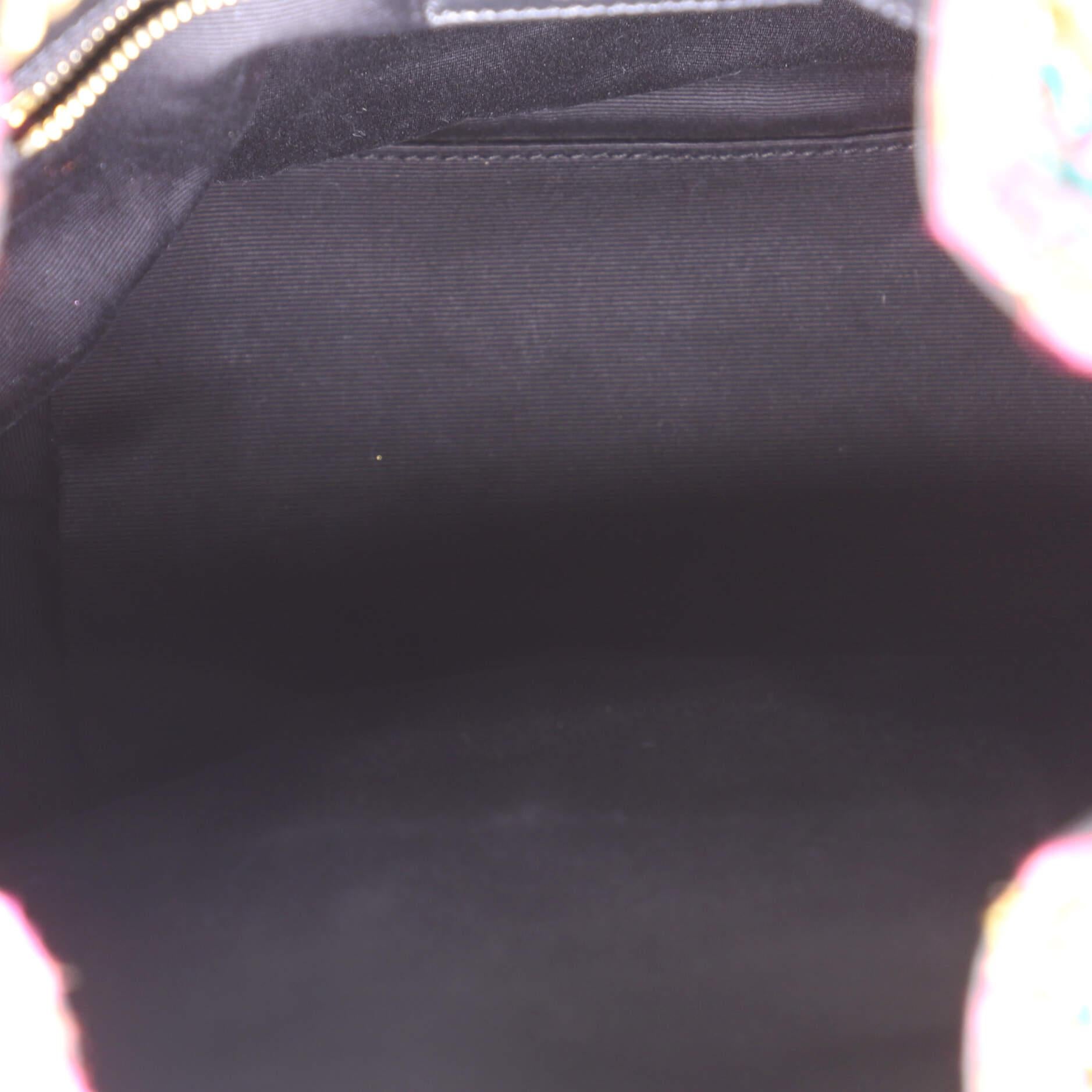 Saint Laurent Joe Backpack Matelasse Chevron Leather with Tweed 1