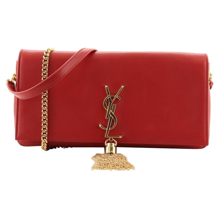 Saint Laurent Kate 99 Tassel Flap Bag Leather Medium