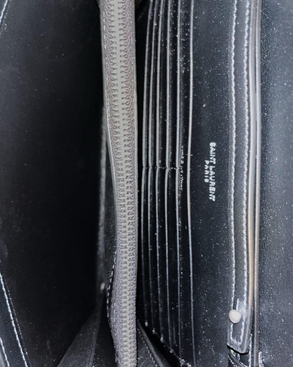 Saint Laurent Kate Chain Medium Black Patent Leather For Sale 7