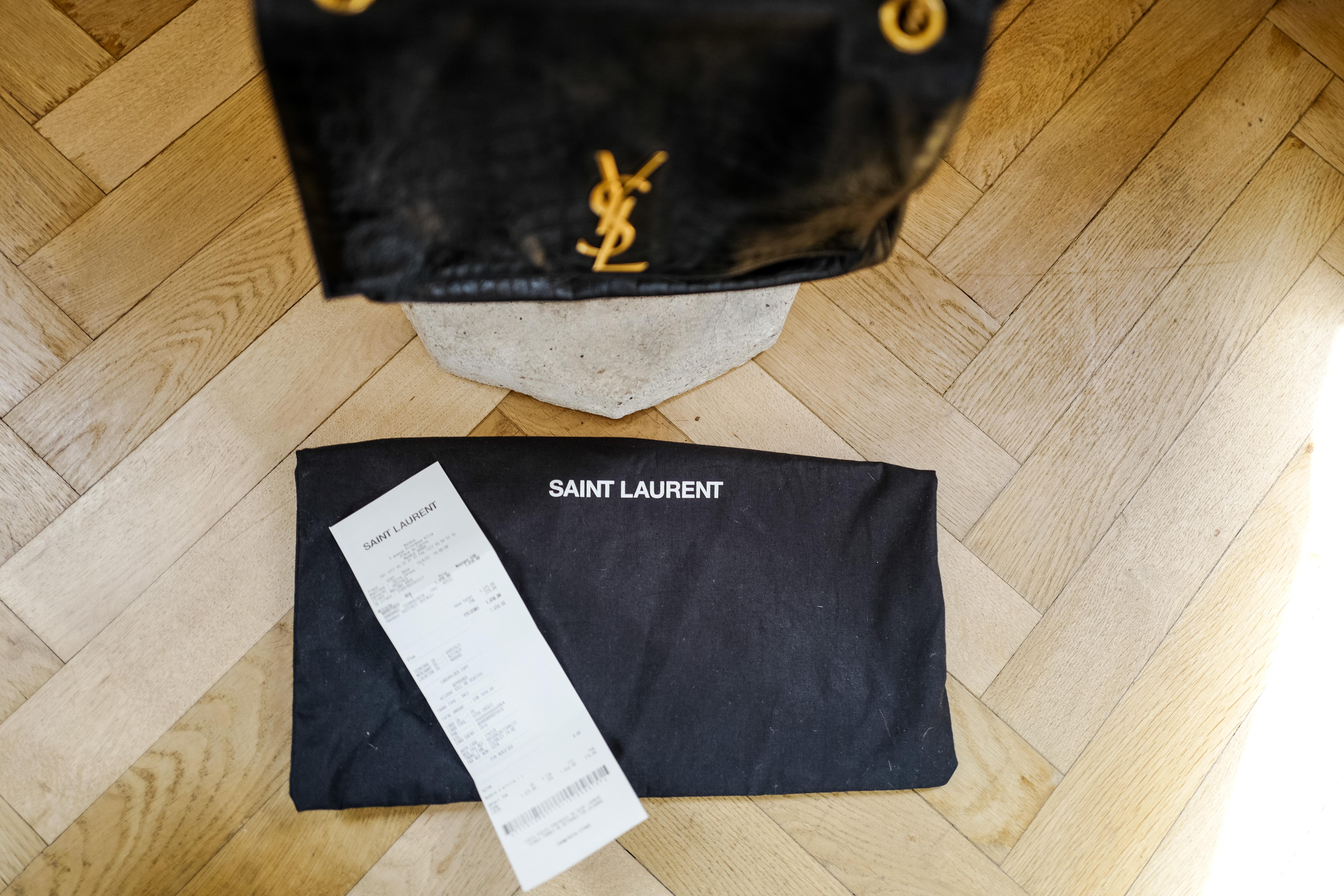 Saint Laurent Kate Medium Reversible Chain Bag in Suede and Leather 5