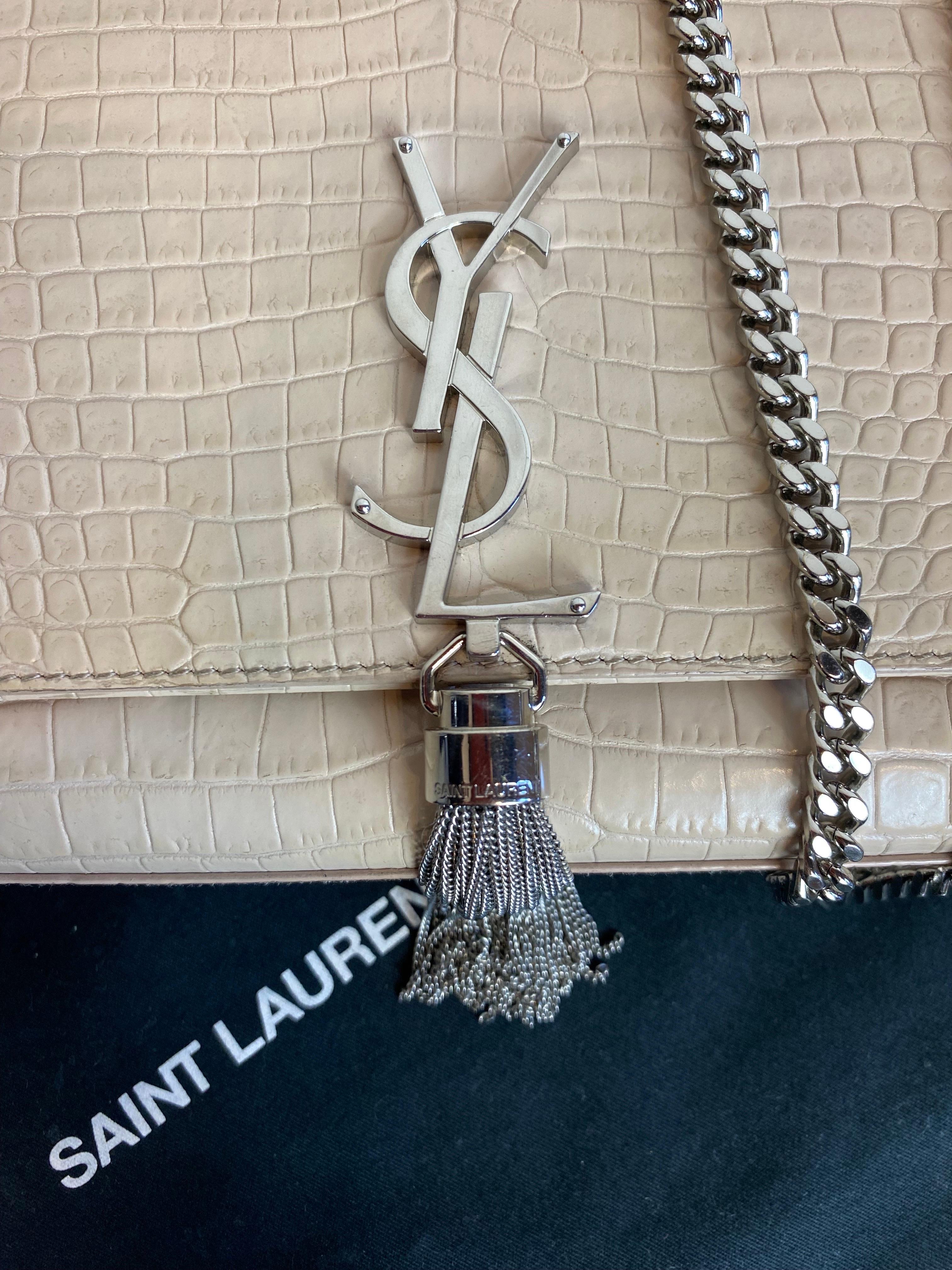 Saint Laurent Kate monogramme pochette For Sale 5