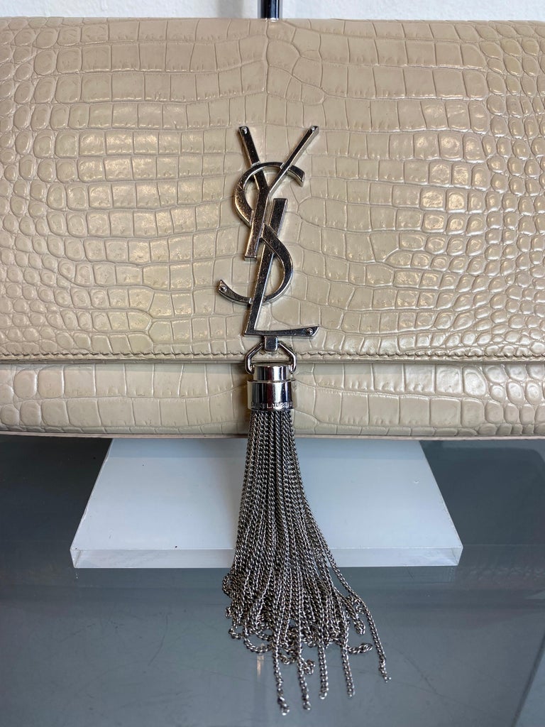 Saint Laurent Kate monogramme pochette For Sale at 1stDibs