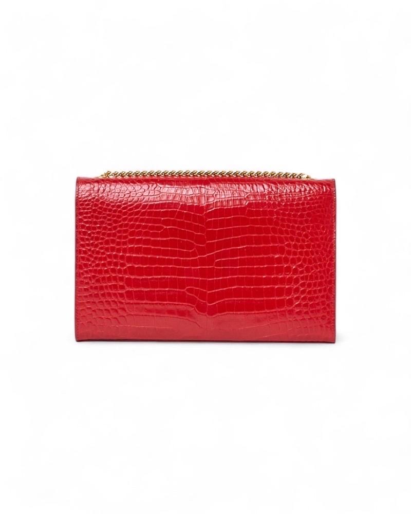 Saint Laurent Kate Nappina Media Cocco Rossa In condizioni ottime in vendita a Torre Del Greco, IT