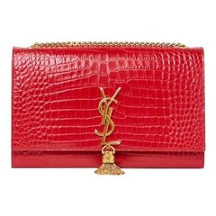 Saint Laurent Kate Nappina Media Cocco Rossa